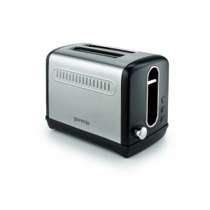 Gorenje | T1100CLBK | Toaster | Power 1100 W | Number of slots 2 | Housing material Plastic/Metal | Black